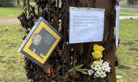 Bloemen voor Navalny